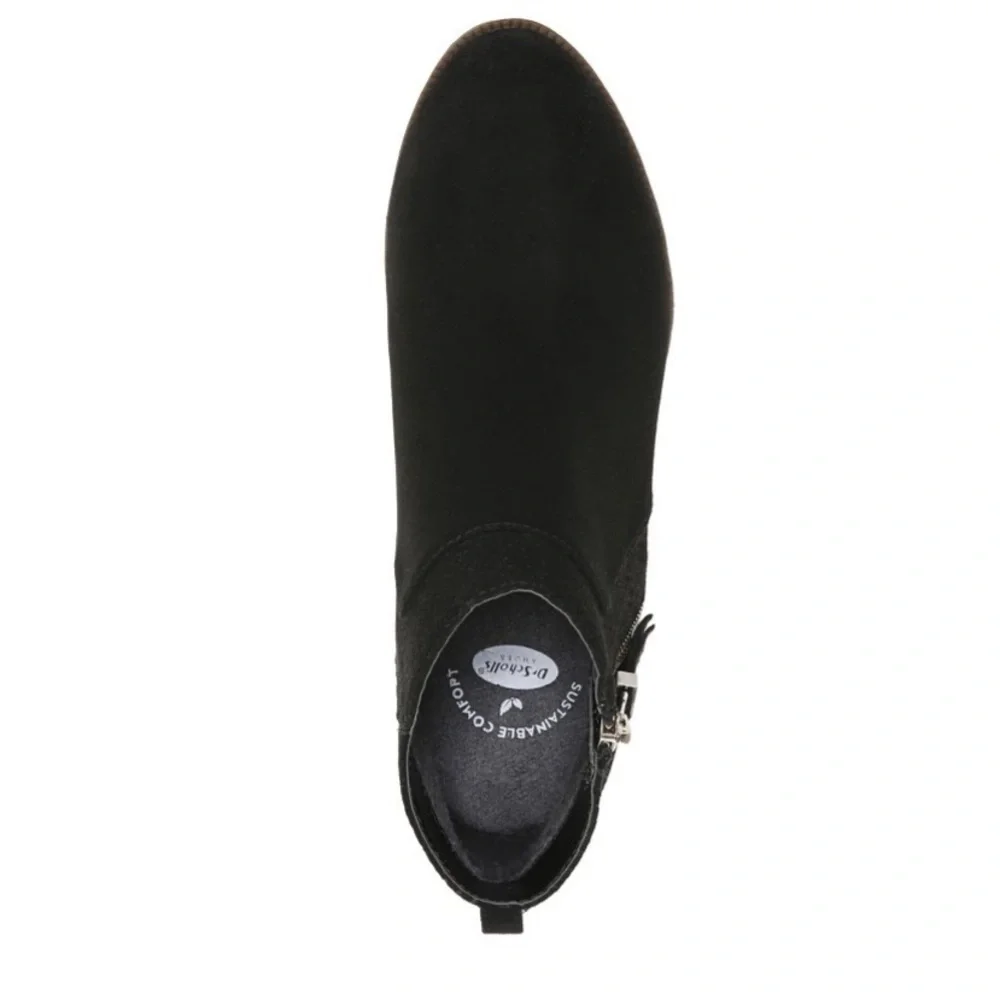 Dr. Scholl's Womens Brianna Ankle Bootie Black 7.5 M new